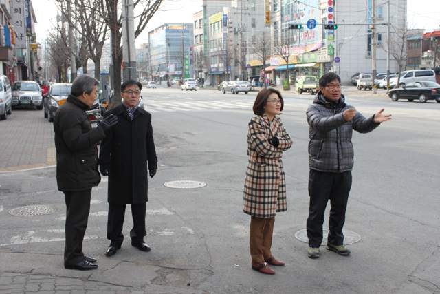 금오동 신도2차 아파트 인근 주차장 부족 민원 현장 확인2