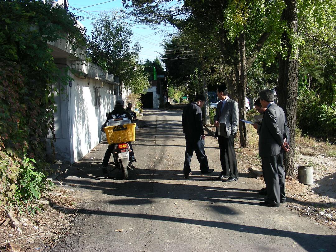 녹양동 양지마을 미불용지 관련 민원현장 확인2