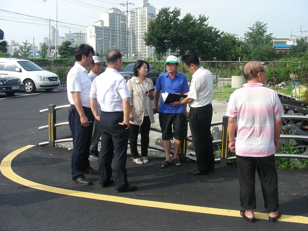 가능동 주차장 조성 예정부지 관련 민원 등 현장 확인 4