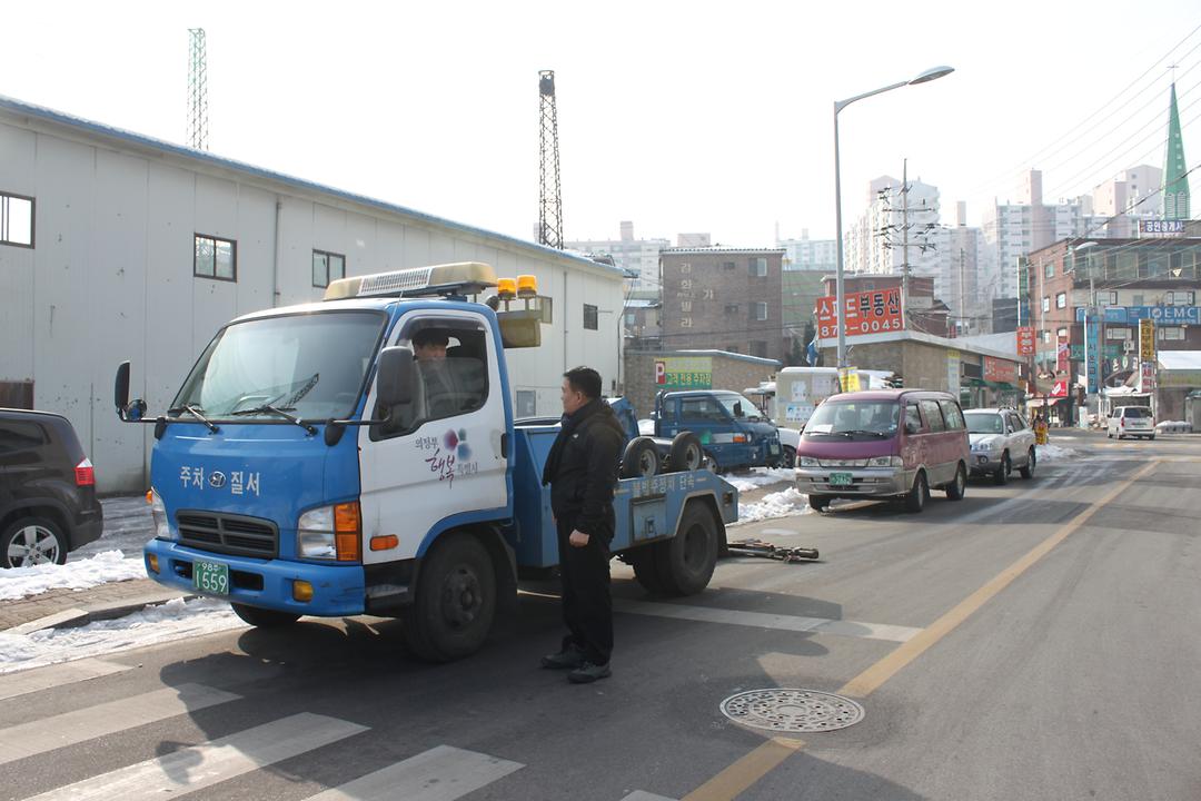 골프연습장 주변 불법주정차단속 현장 점검2