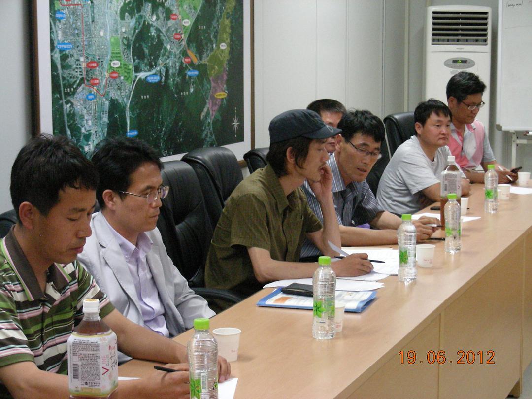 고산동 경전철 차량기지 앞 도로개설공사에 따른 민원 등 민원사항 청취 1