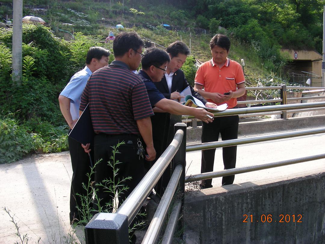 장암동 발곡초등학교 인근 도로개설공사 현장 확인 4