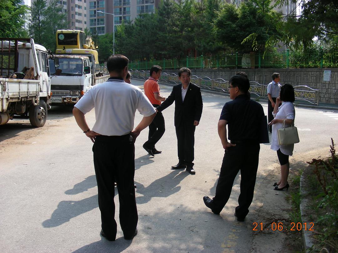 장암동 발곡초등학교 인근 도로개설공사 현장 확인 2