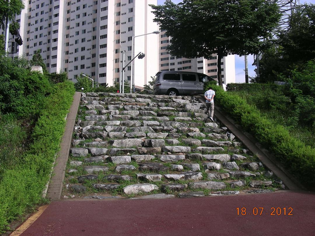 중랑천변 계단난간 등 민원현장 확인5