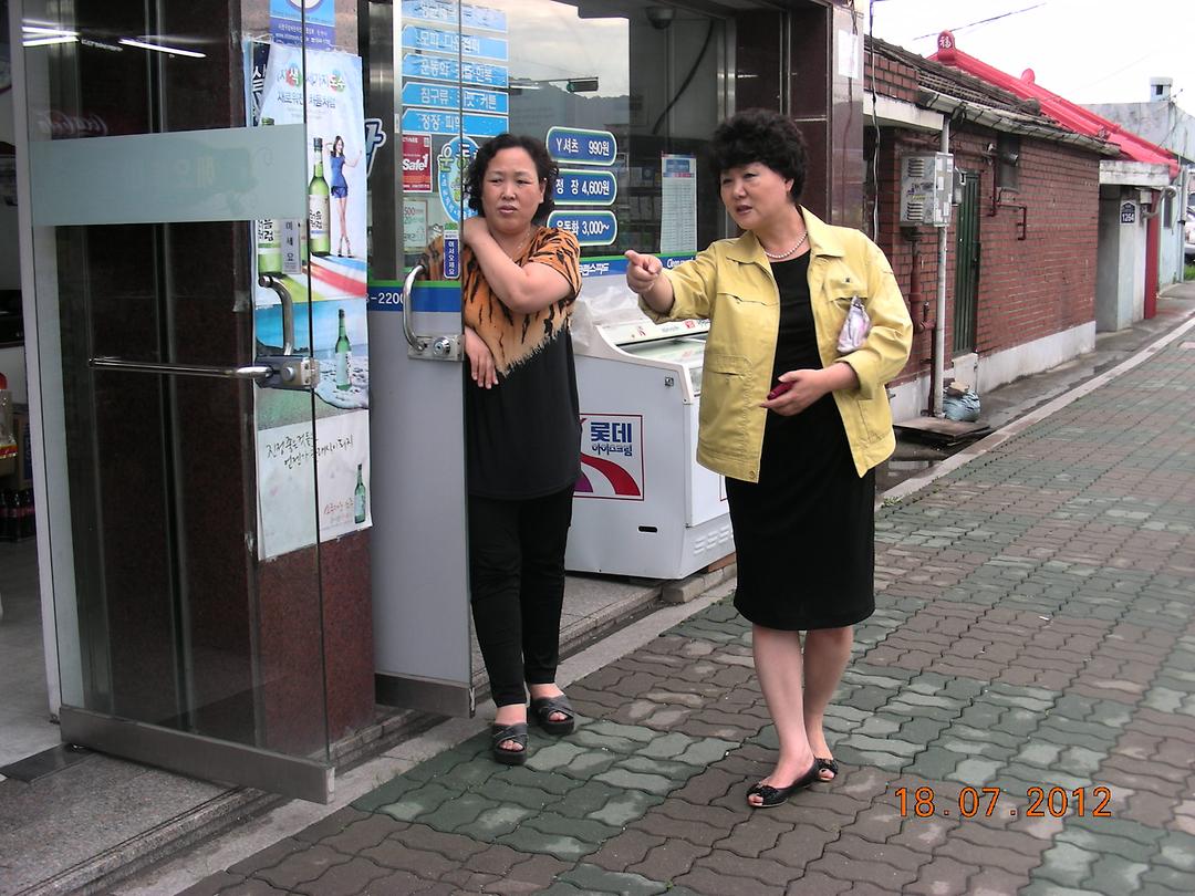 중랑천변 계단난간 등 민원현장 확인2