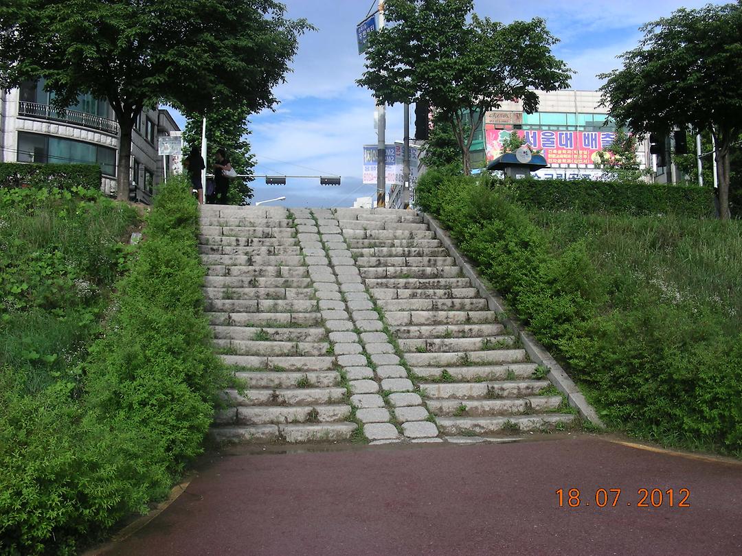 중랑천변 계단난간 등 민원현장 확인1