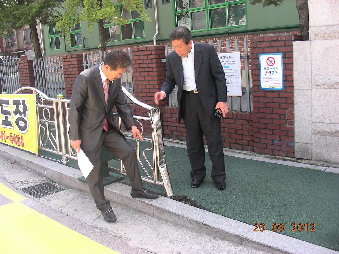 의정부초등학교 인근 민원사항 등 현장 확인4