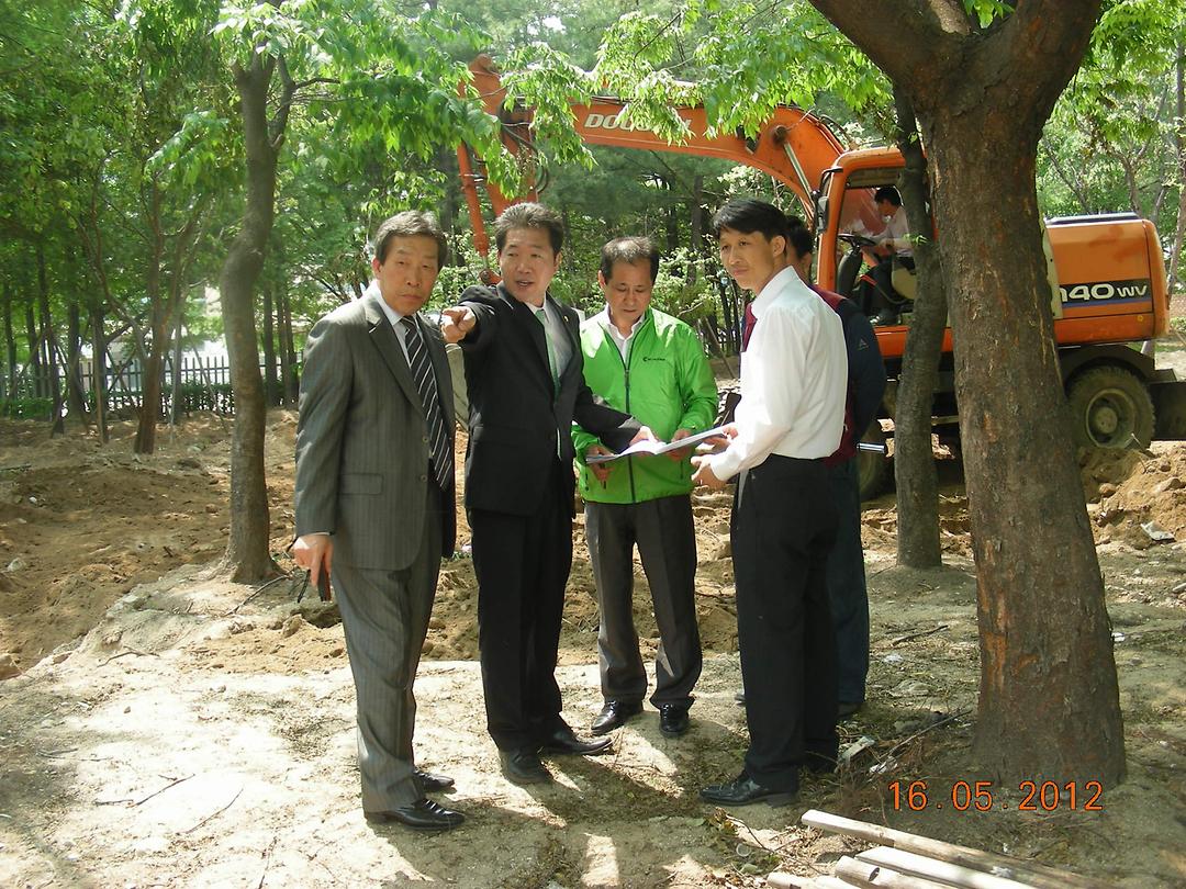 신곡동 능골어린이공원 리모델링공사 현장 확인1