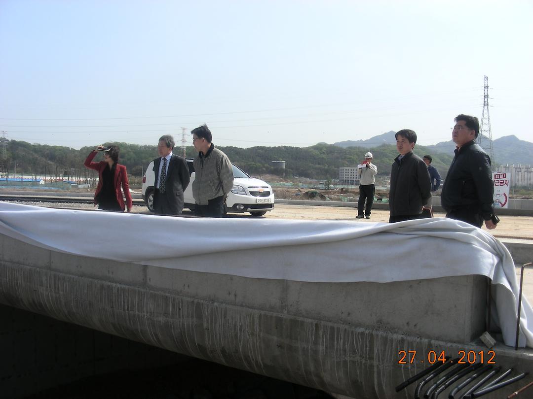 민락2지구내 하천 제방공사 관련 민원현장 확인4