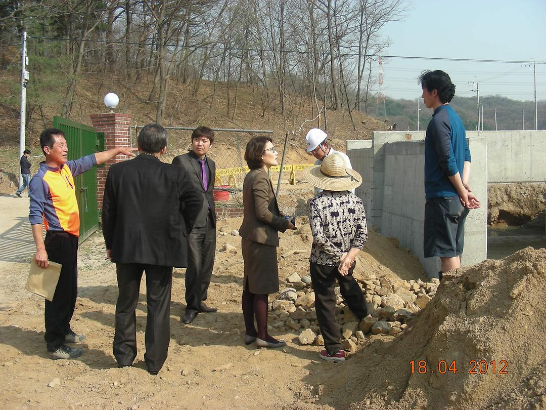 자일동 변전소 이전 공사 관련 민원 현장확인 4