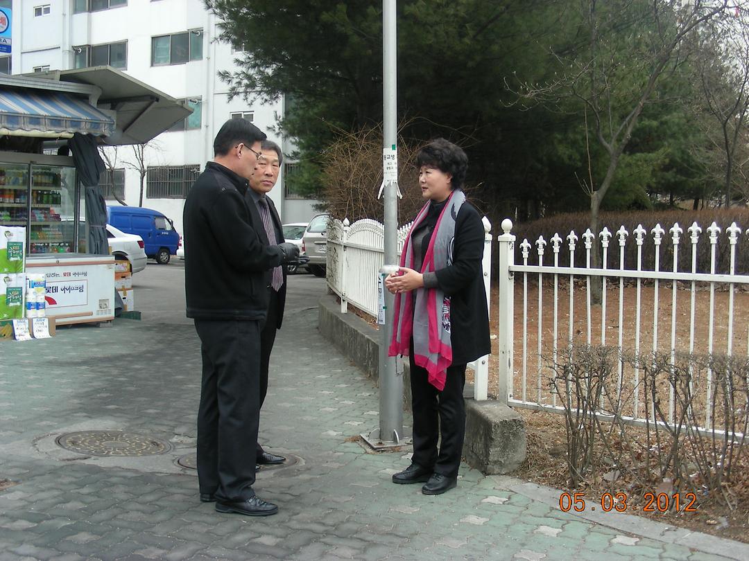 호원동 s커브 인근 시유지 매입 검토 등 민원현장 확인 4