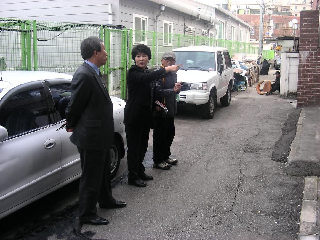 의정부동 고시원 건축허가, 의정부서초등학교 사거리 버스정류장 표지판 이전 등 민원현장 확인6