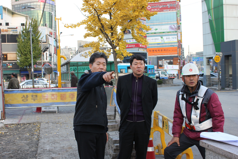의정부역 동부광장측 민자역사 공사현장 방문5