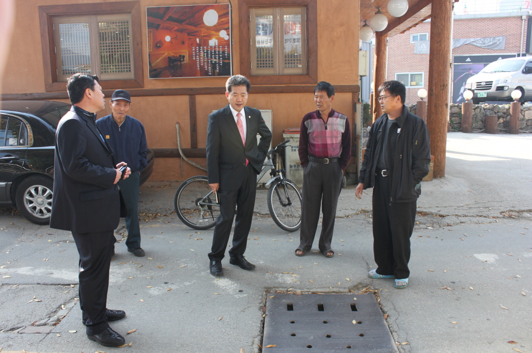 석림사 계곡 인근 주민들을 방문7