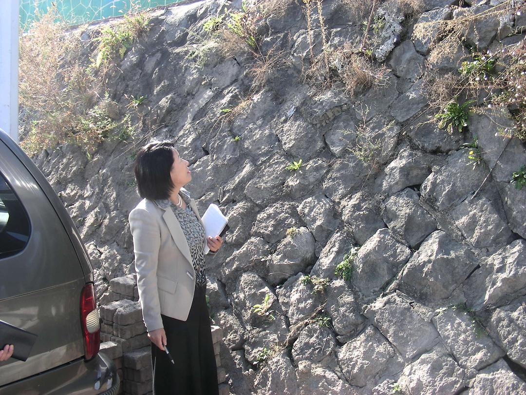 청과야채시장 인근 중랑천 제방 보수 등 민원현장 확인9