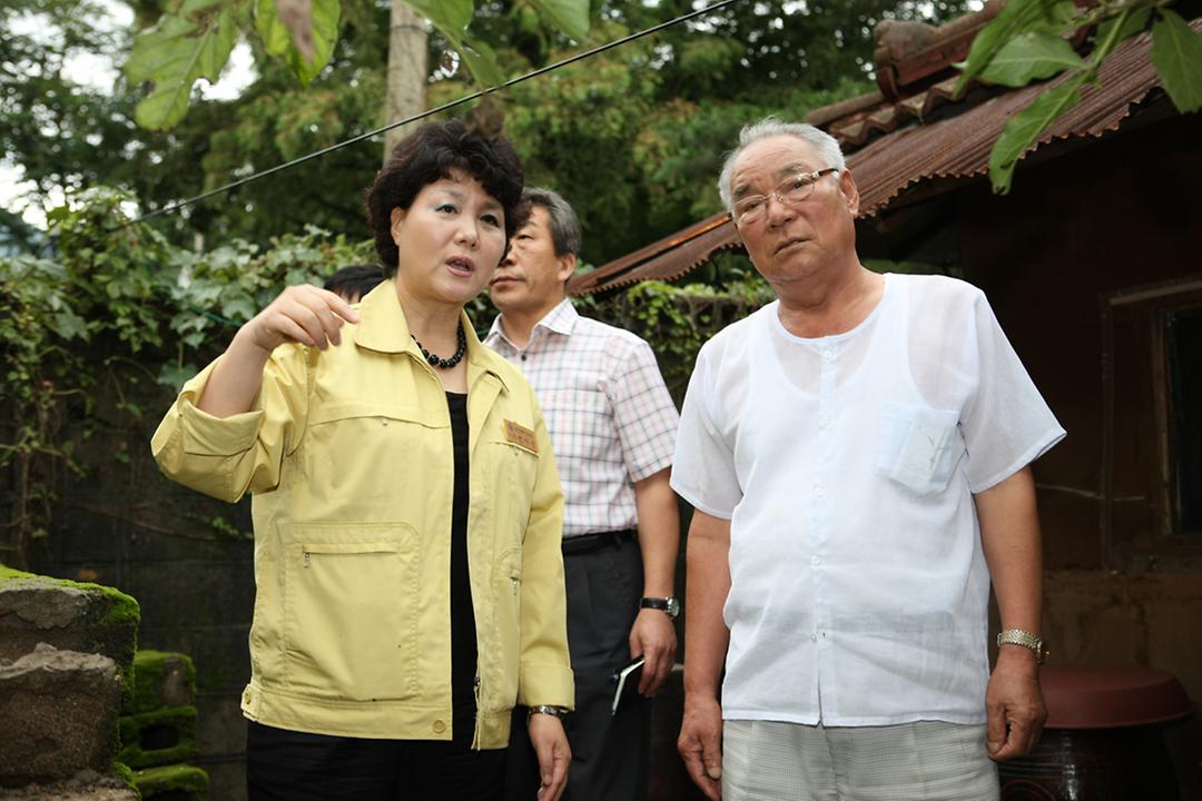 호원동 신흥대학 옹벽 관련 민원현장 확인3