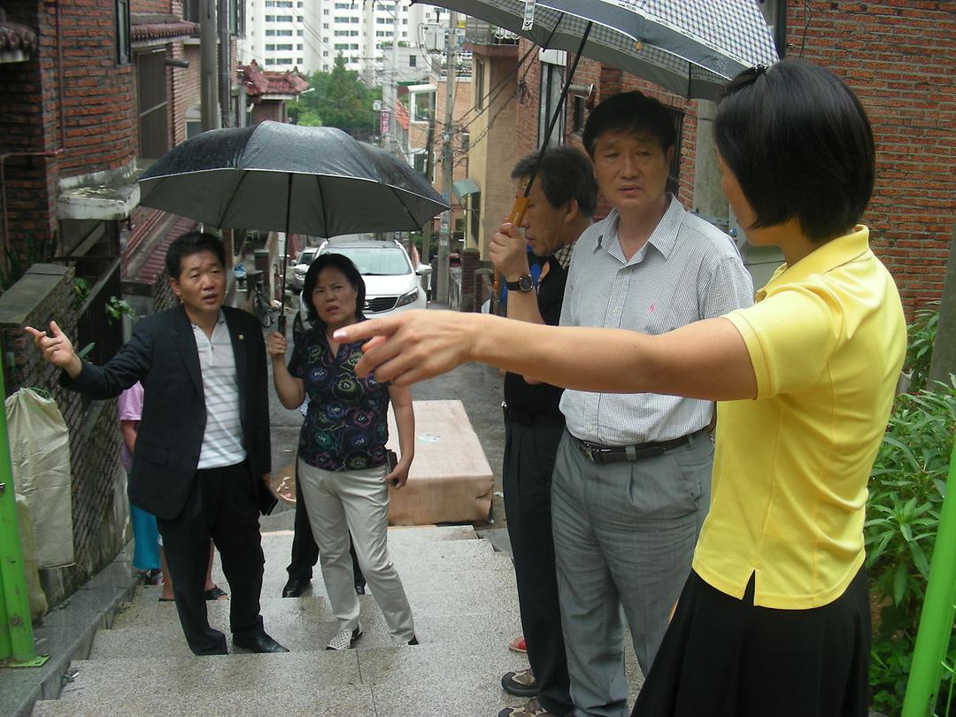 신곡동 발곡근린공원 인근 진입로 관련 민원 등 현장확인5