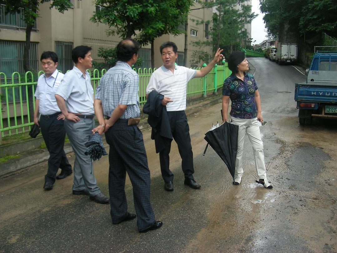신곡동 발곡근린공원 인근 진입로 관련 민원 등 현장확인3