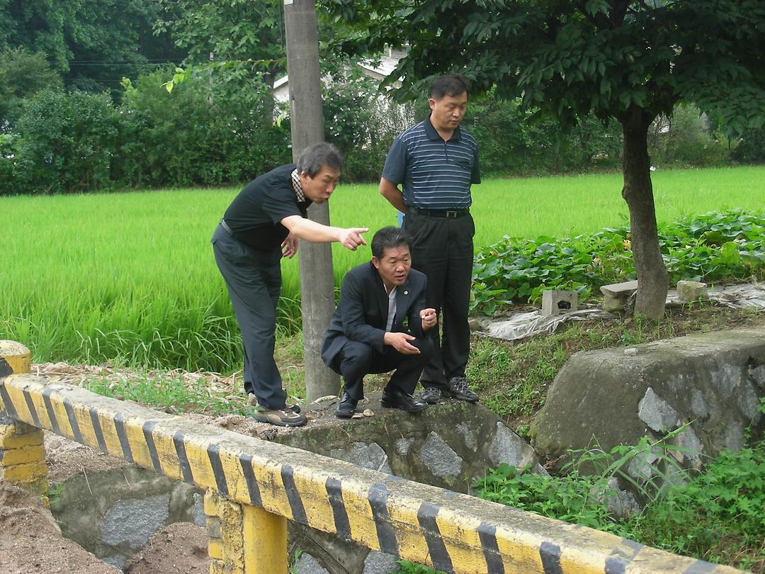 신곡동 발곡근린공원 인근 진입로 관련 민원 등 현장확인1