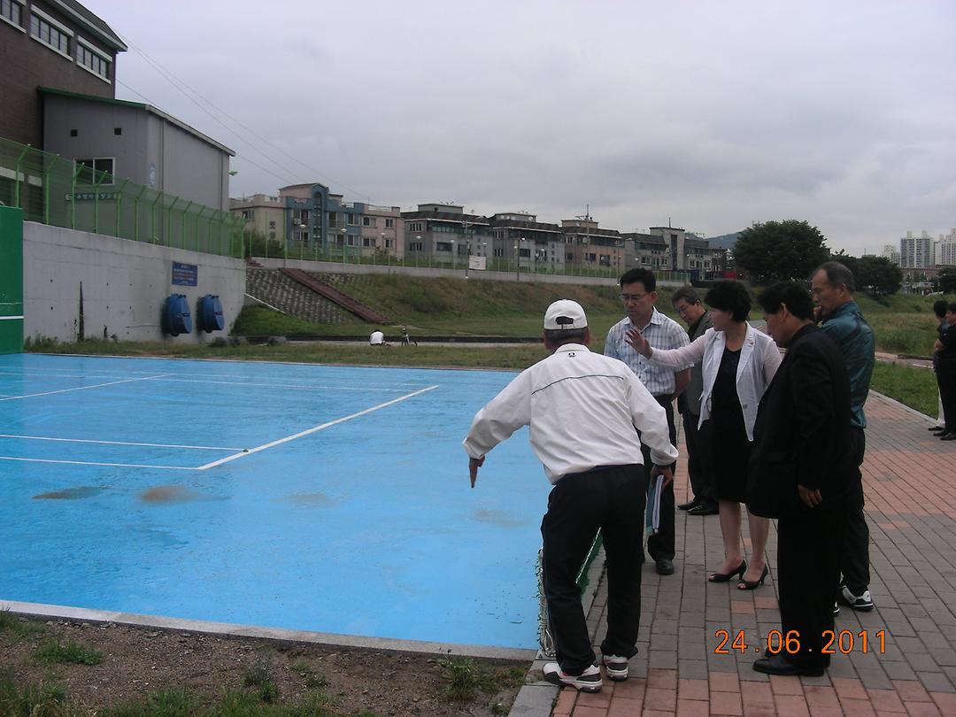 의정부동 배수펌프장 인근 테니스장 관련 민원 현장확인2