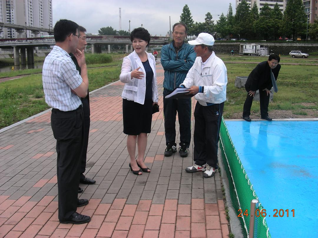 의정부동 배수펌프장 인근 테니스장 관련 민원 현장확인1