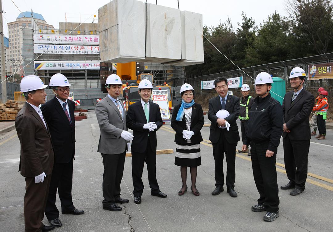 대전차방호벽 장암동 상촌낙석 철거 현장 방문1