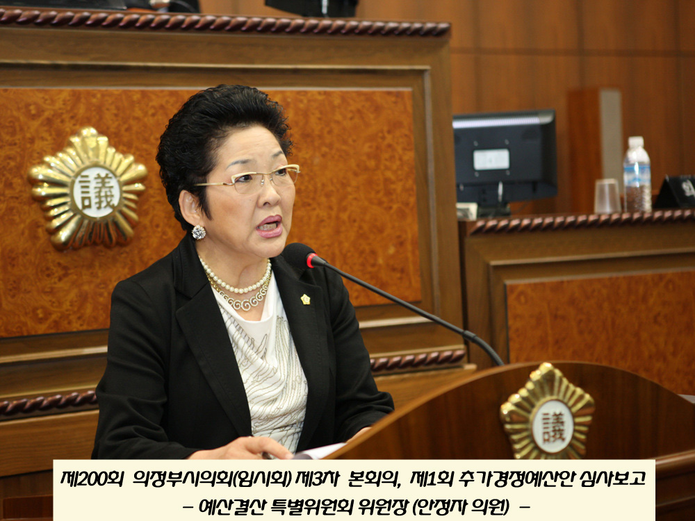 예산결산특별위원회, 제1회 추가경정예산안 심의1