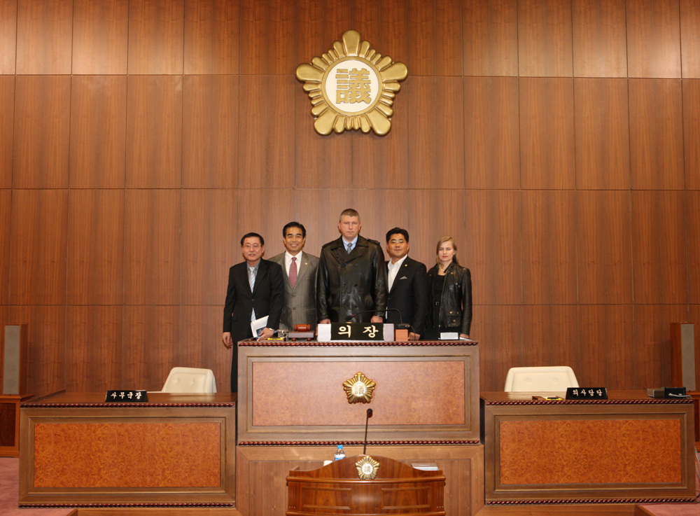 러시아 비로비잔 대표단 시의회 방문3