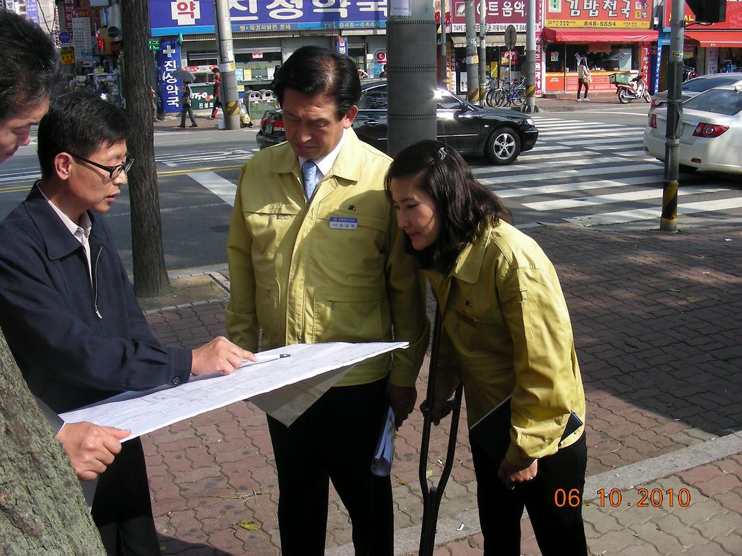 의정부역 앞 캠프 홀링워터 공원 조성, 행복로 관련 민원현장 확인 1