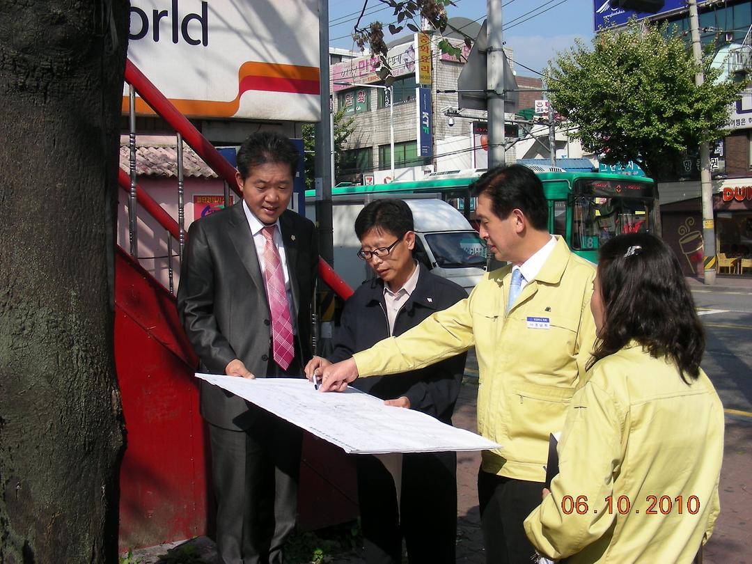 의정부역 앞 캠프 홀링워터 공원 조성, 행복로 관련 민원현장 확인 3