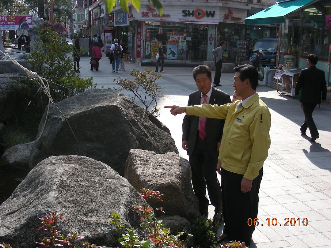 의정부역 앞 캠프 홀링워터 공원 조성, 행복로 관련 민원현장 확인 1