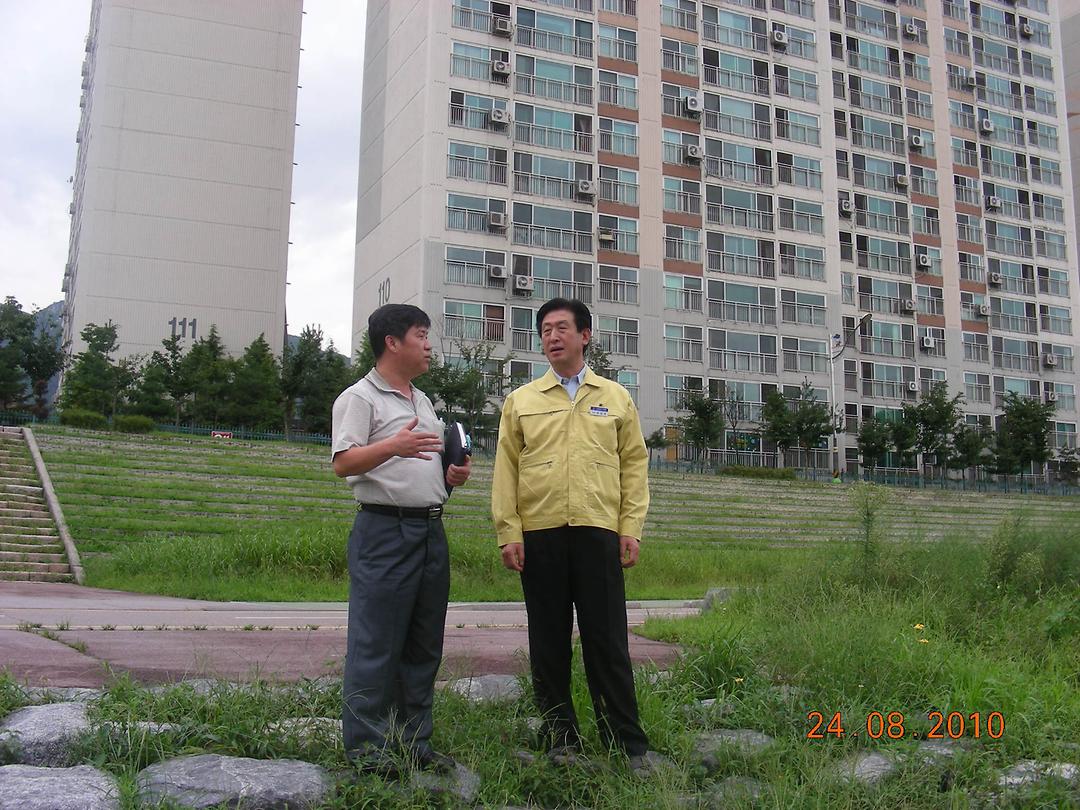 민원현장 확인(중랑천 징검다리)2