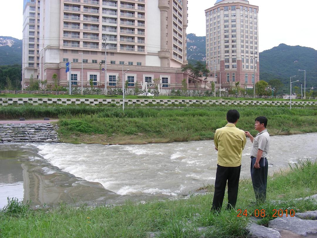 민원현장 확인(중랑천 징검다리)1