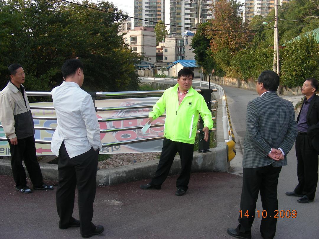 동암중학교 민원 현장 확인(2009.10.14) 1