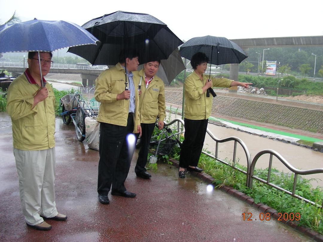 09.8.11~8.12 집중호우 현장확인 1