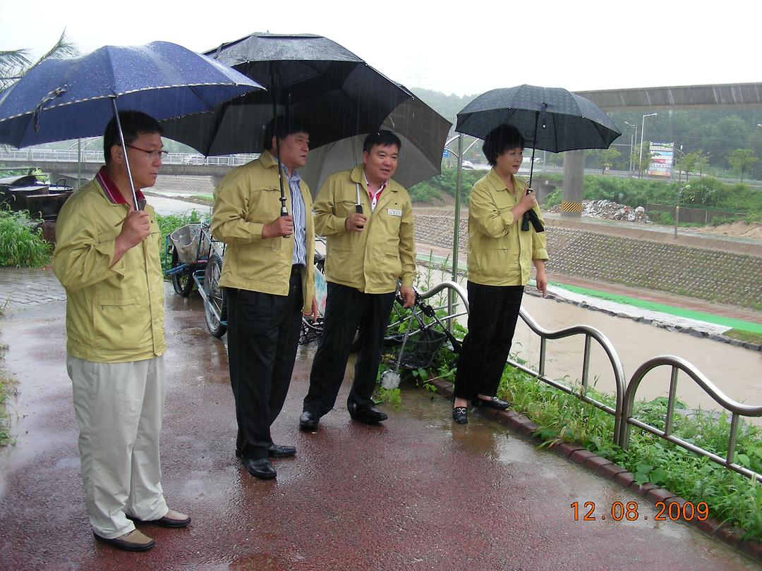 집중호우 현장확인(09.08.12)2
