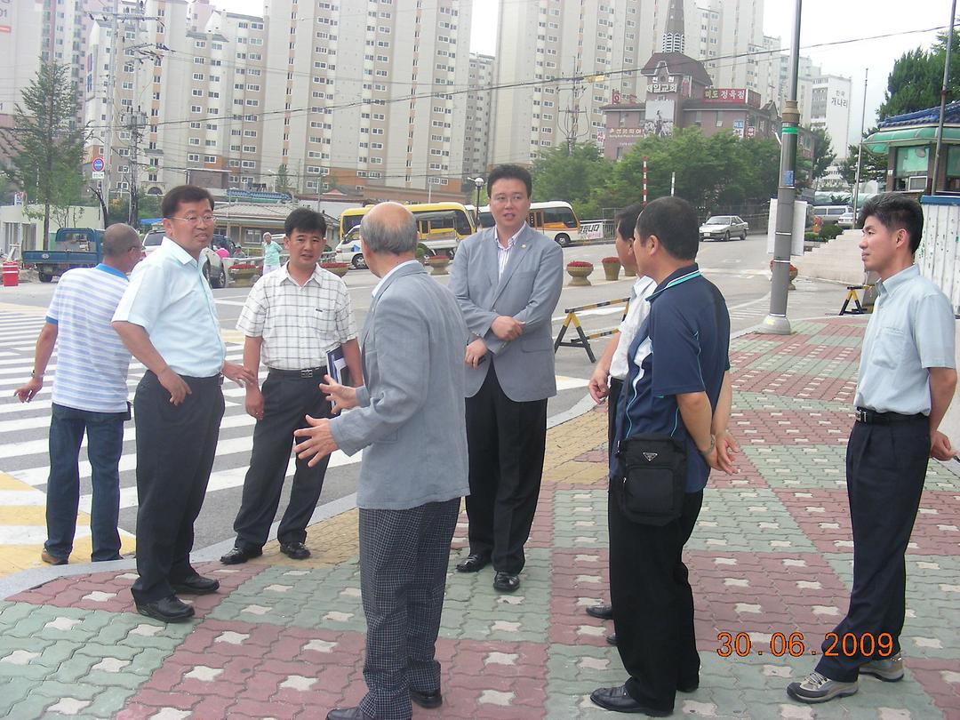 호원동 대로2-4호선 개설공사 민원현장 확인(09.06.30)1