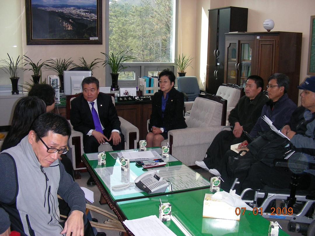 의정부장애인차별철폐연대와 간담회 1