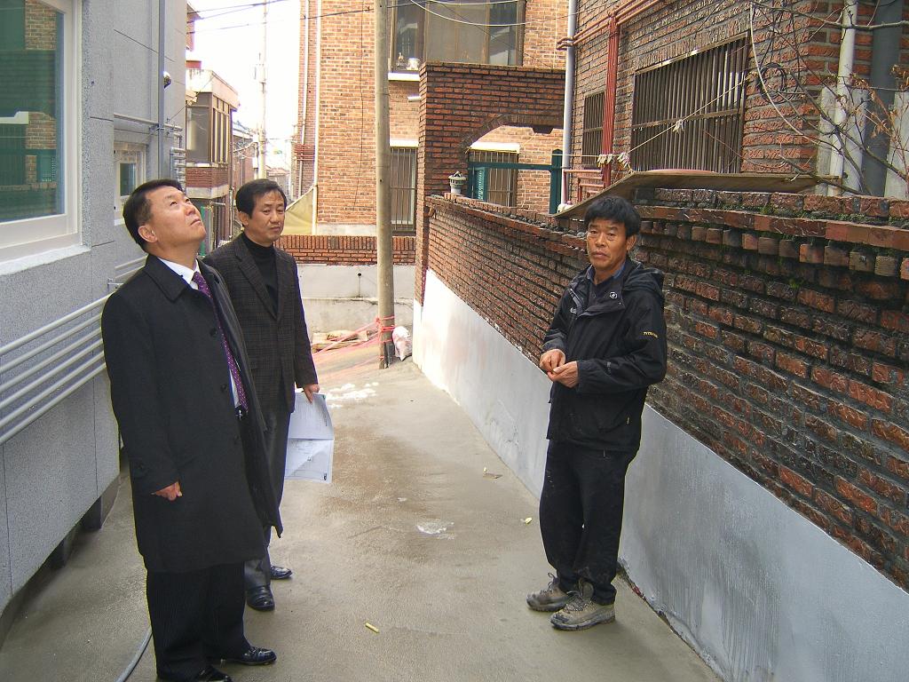 신곡동 다세대주택 신축공사로 인한 민원현장 방문3