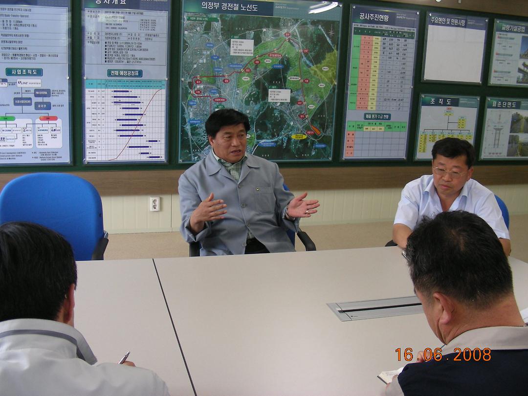 (만가대) 진입로 및  gs건설 현장 확인2