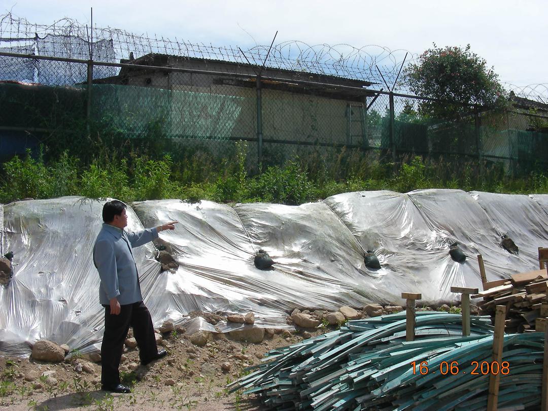 (만가대) 진입로 및  gs건설 현장 확인2