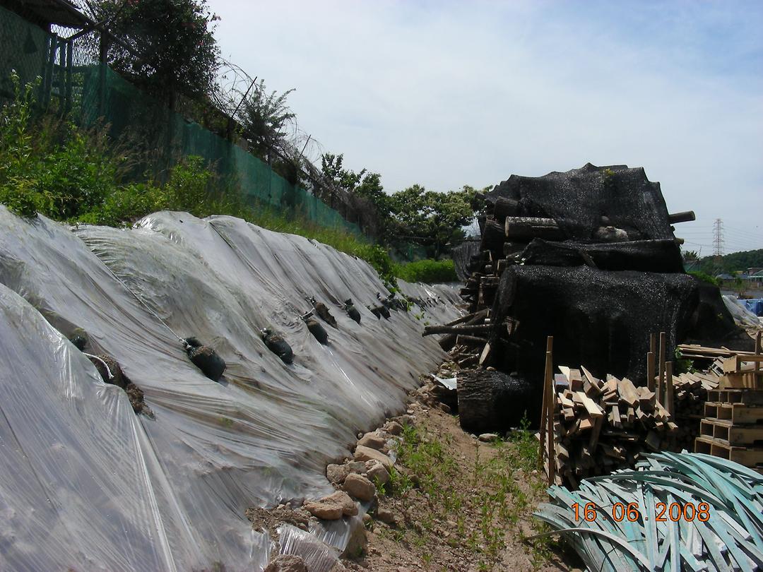 (만가대) 진입로 및  gs건설 현장 확인1