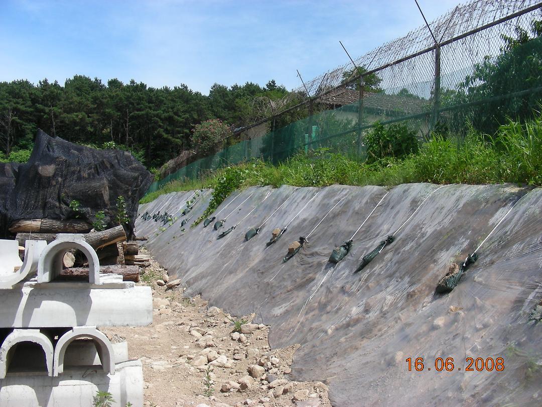 (만가대) 진입로 및  gs건설 현장 확인2