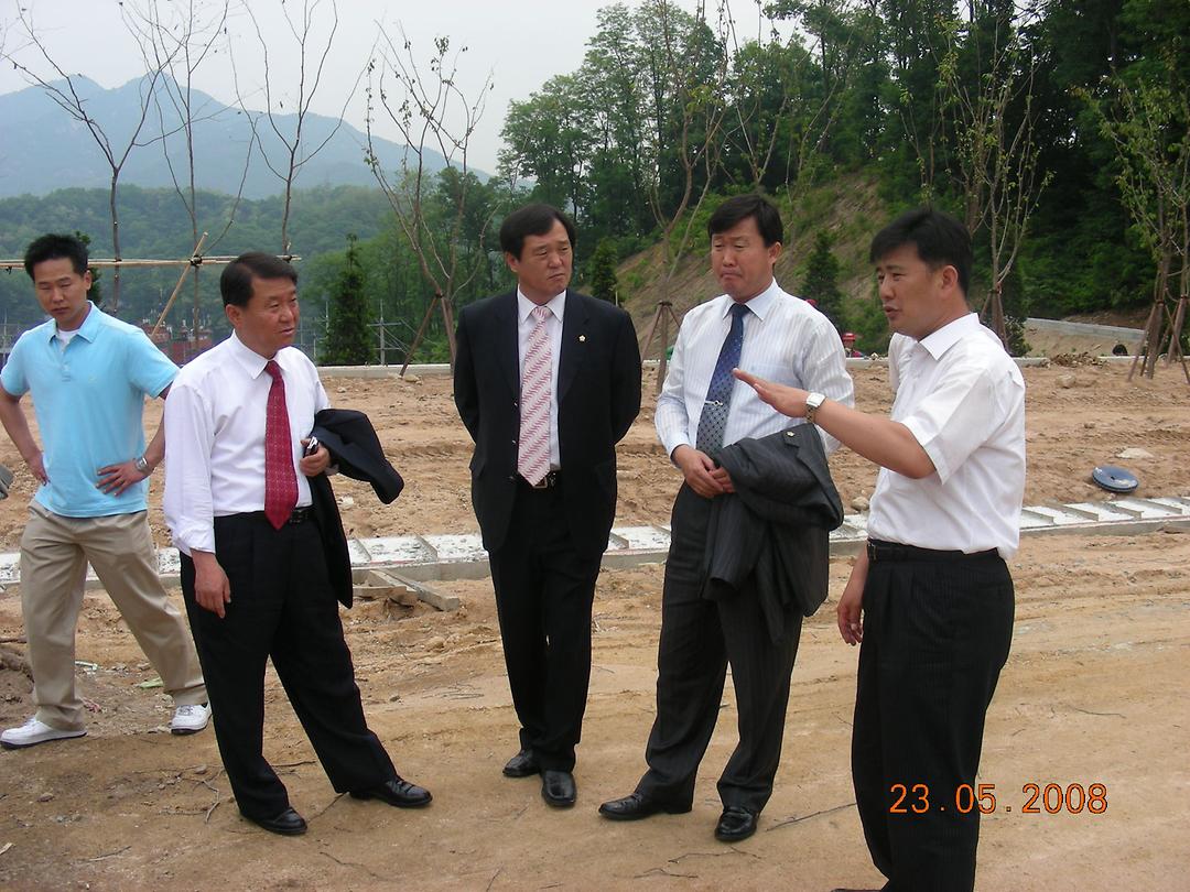 신곡동 생태이동통로 건설 현장 방문1