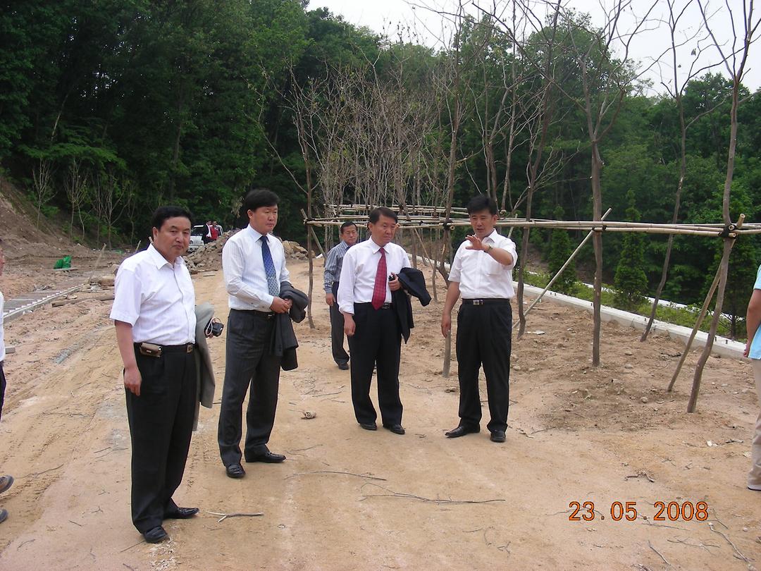 신곡동 생태이동통로 건설 현장 방문1