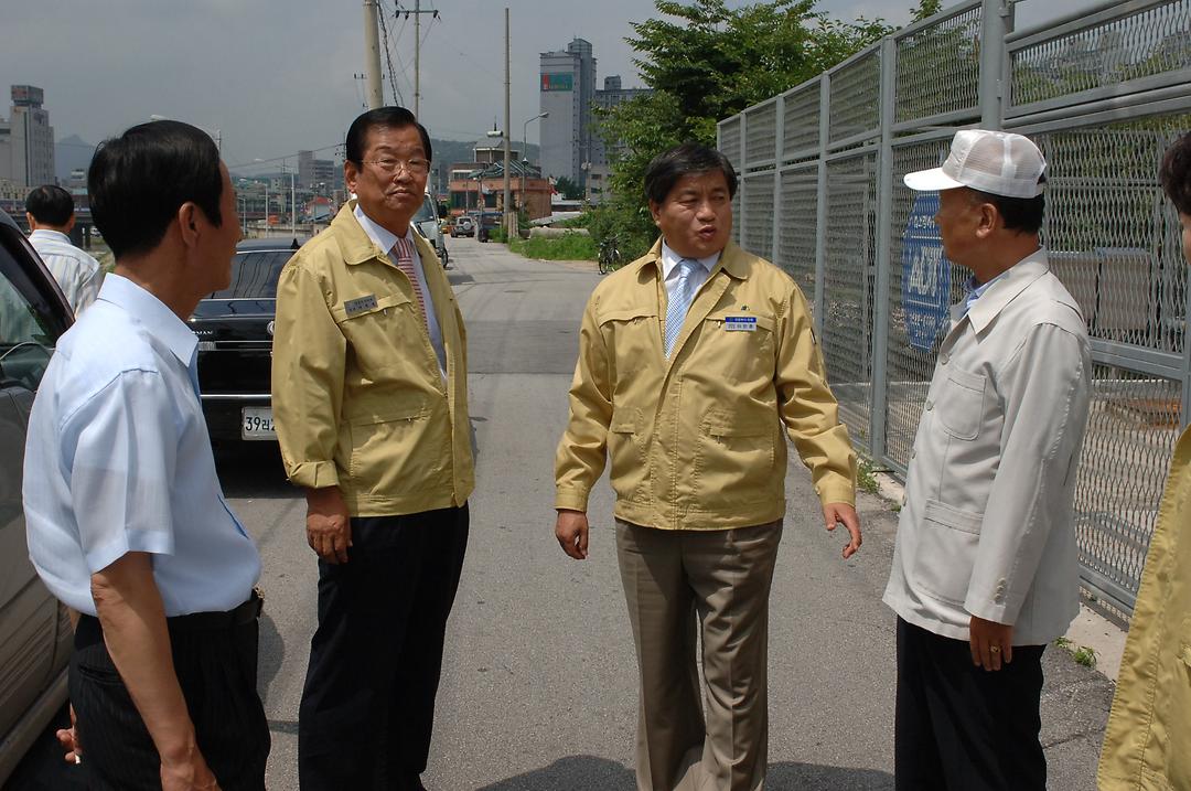 의정부3동 침수지역 현장답사1