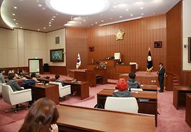 경민대학 자치행정학과 학생 의회방문