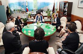 대만 신죽고등학교 의회방문