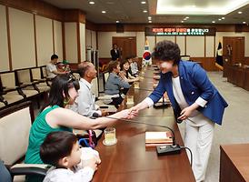 러브인의정부 다문화가족 의회방문