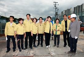 집중호우 피해지역 현장확인